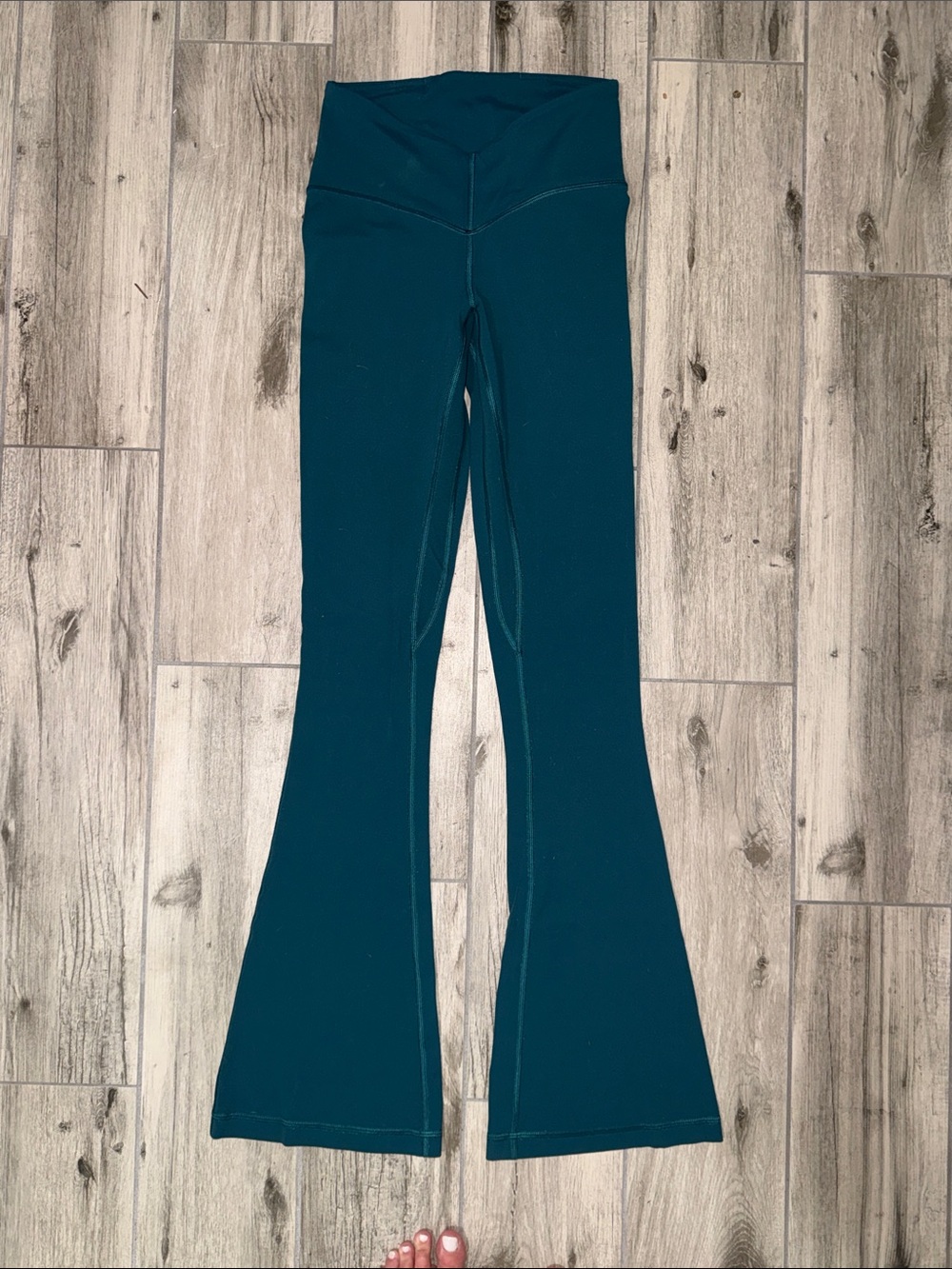lululemon athletica Teal Flared Leggings